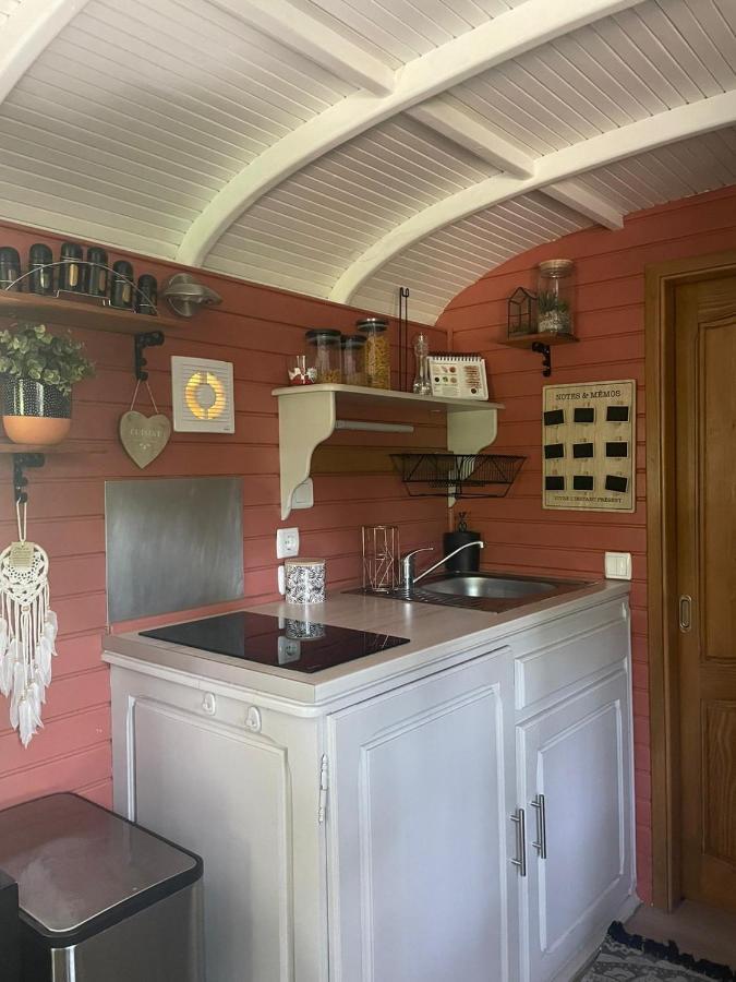 Roulotte En Bois Sud France Casa de hóspedes Le Soler Exterior foto